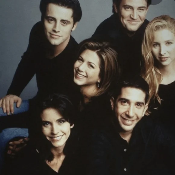 FRIENDS Retro Black and Multicolor Clutch/ Cosmetic Bag. - Picture 2 of 4